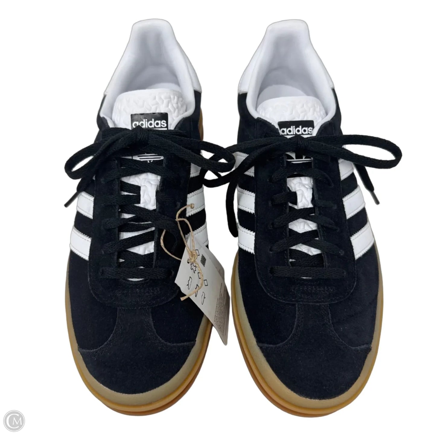 Gazelle Platform Sneakers Shoes By Adidas In Black, Size: 9