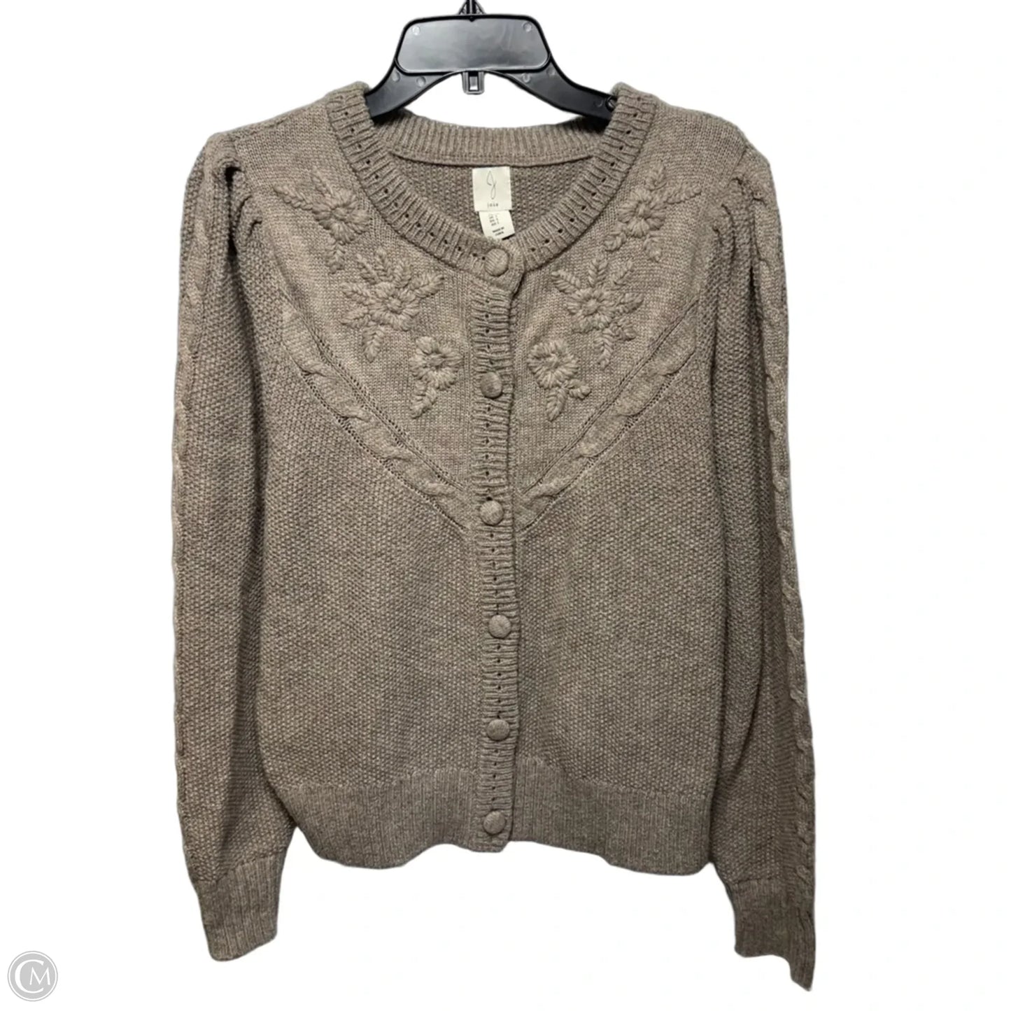 Sweater Cardigan By Joie In Grey, Size: L