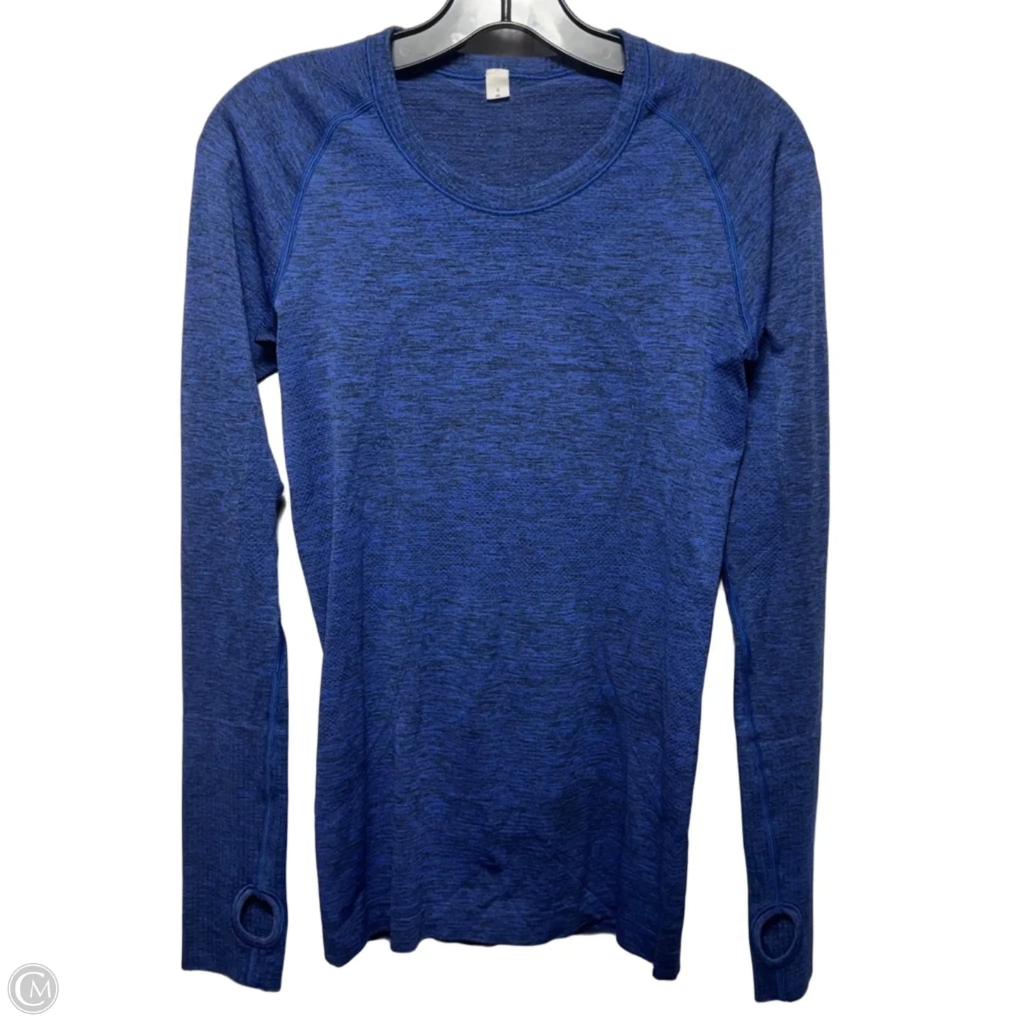 Athletic Top Long Sleeve Collar By Lululemon In Purple, Size: S