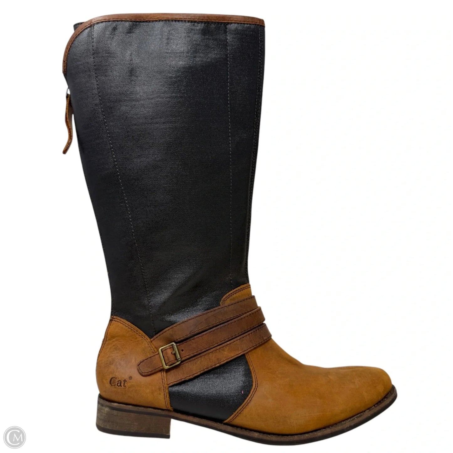 Sabrina Canvas & Leather Boots By Caterpillar In Brown, Size: 10