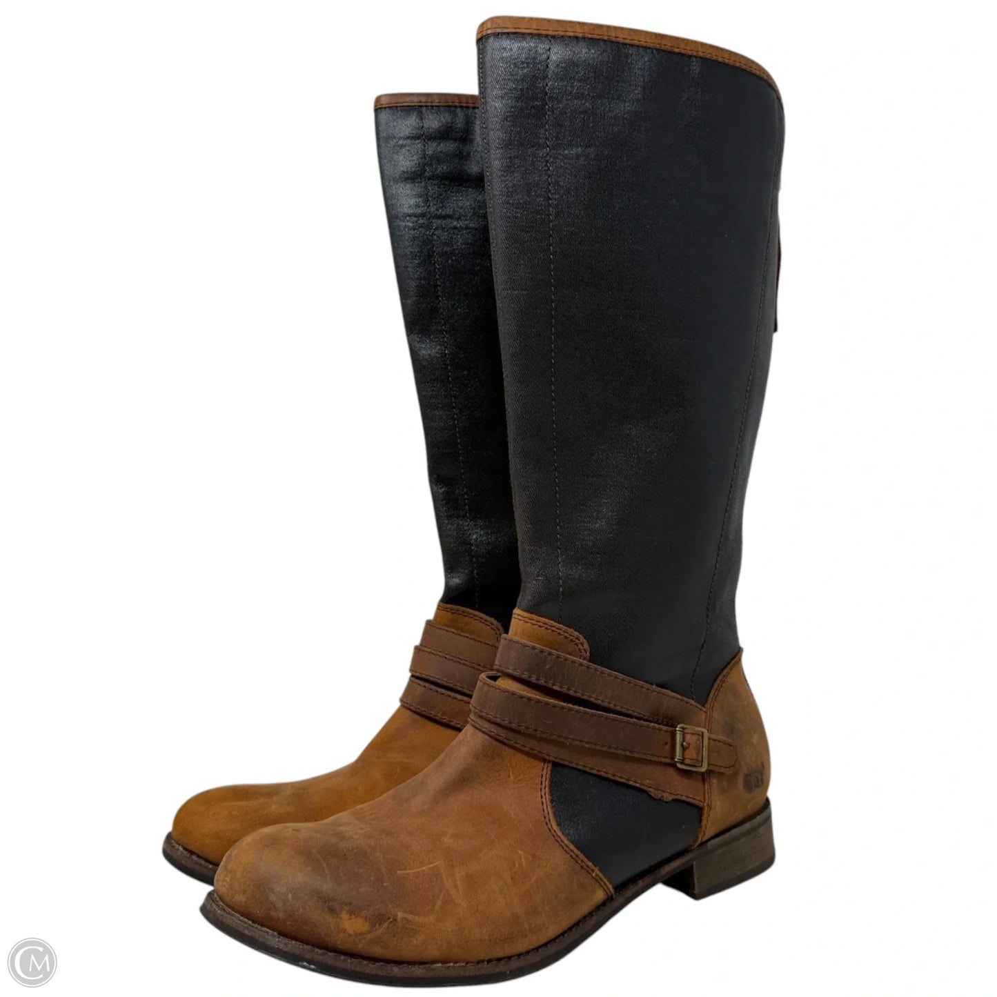 Sabrina Canvas & Leather Boots By Caterpillar In Brown, Size: 10
