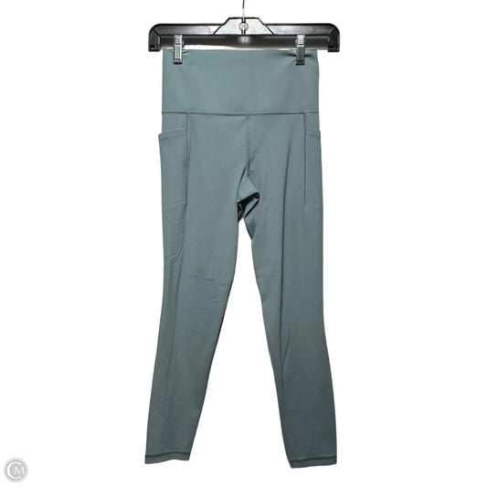 Athletic Leggings By Athleta In Teal, Size: Xs
