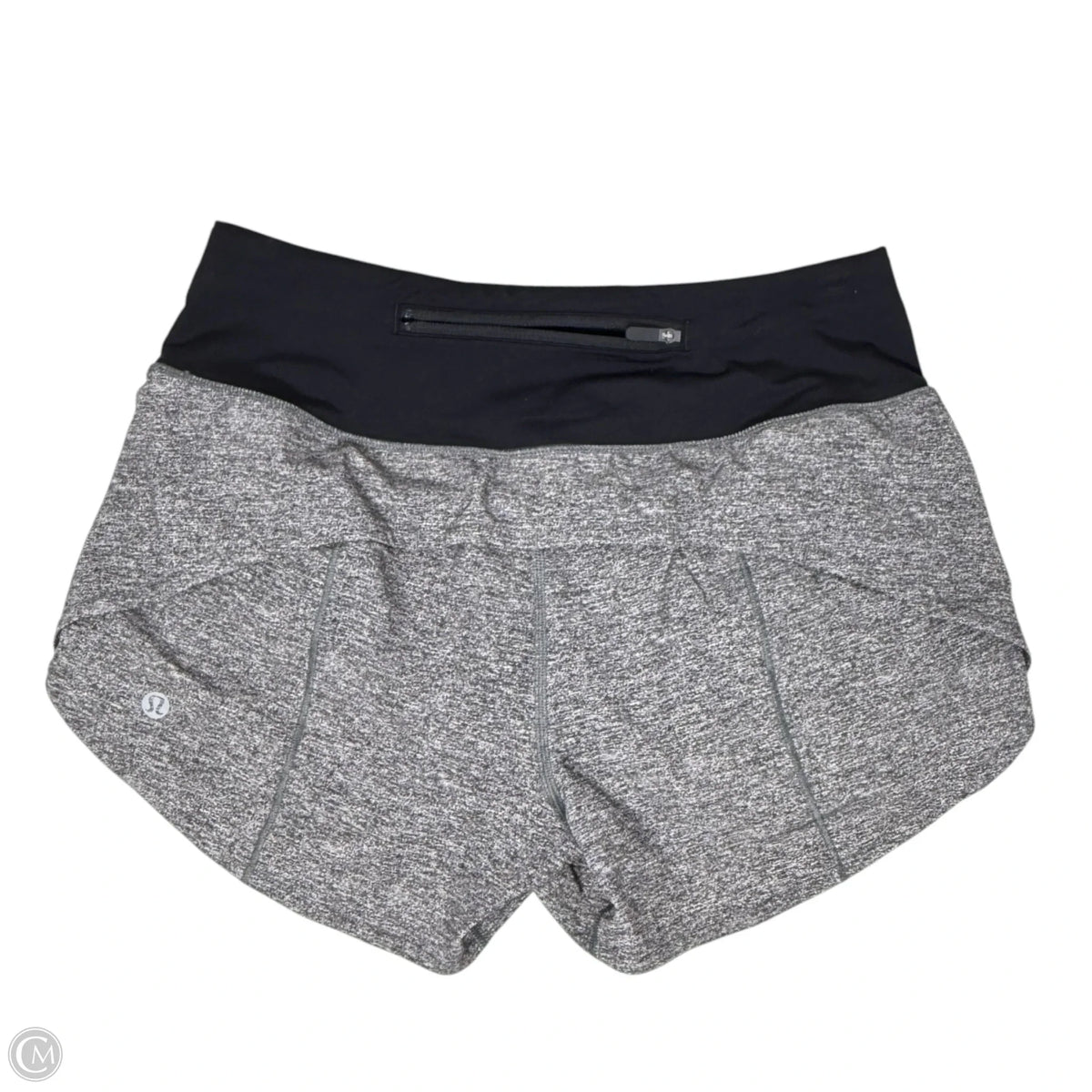 Athletic Shorts By Lululemon In Grey, Size: 4