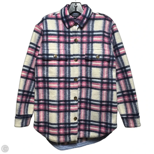 Jacket Shirt By Vineyard Vines In Plaid Pattern, Size: Xxs