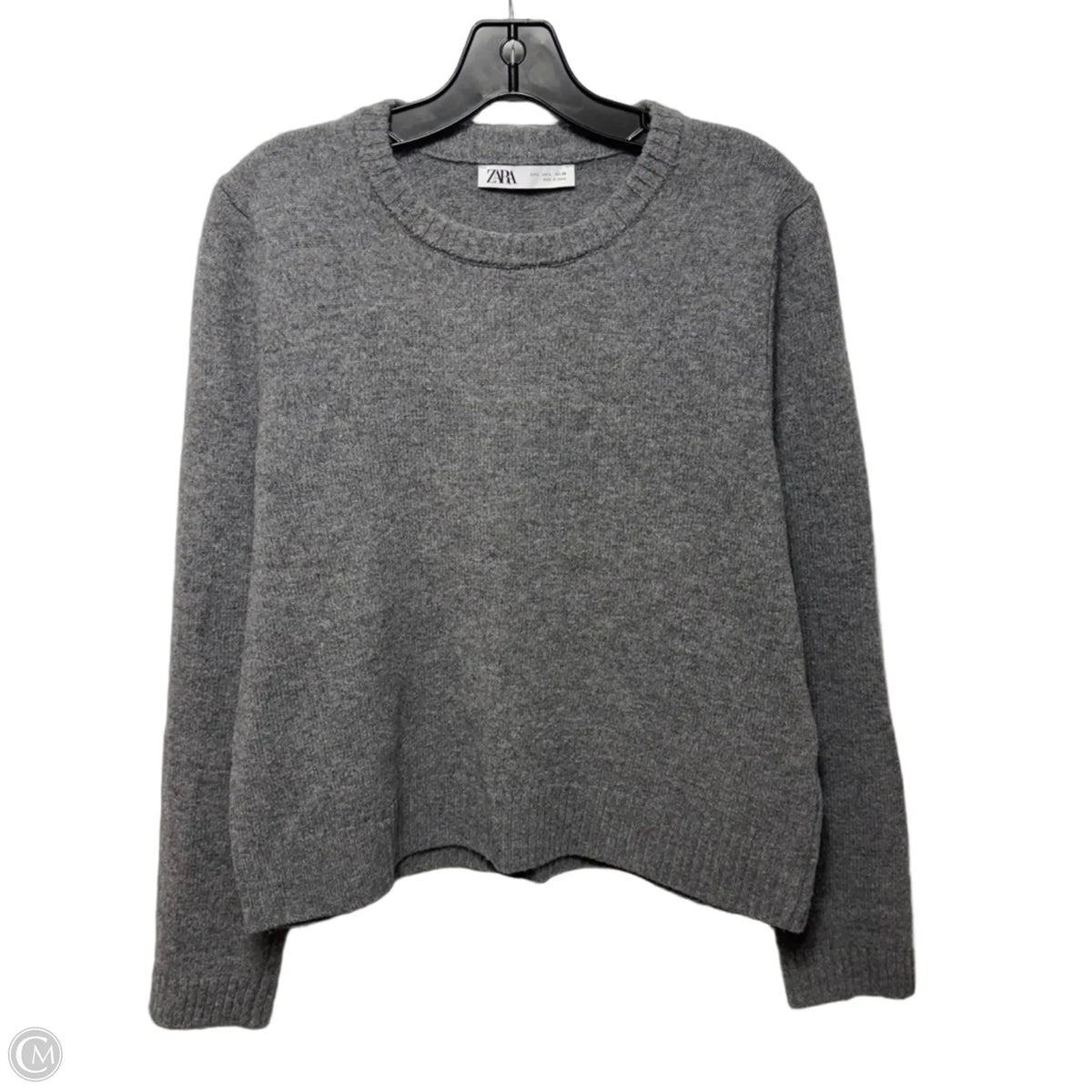 Sweater By Zara In Grey, Size: L
