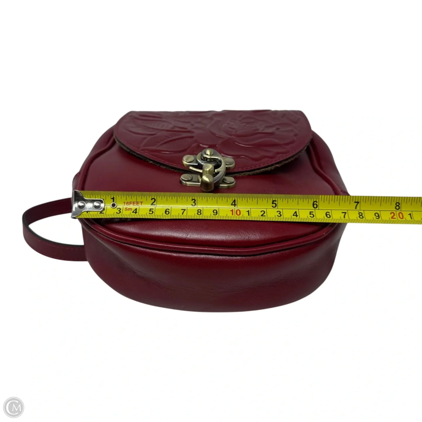 Rocca Saddle Crossbody Designer By Patricia Nash, Size: Small