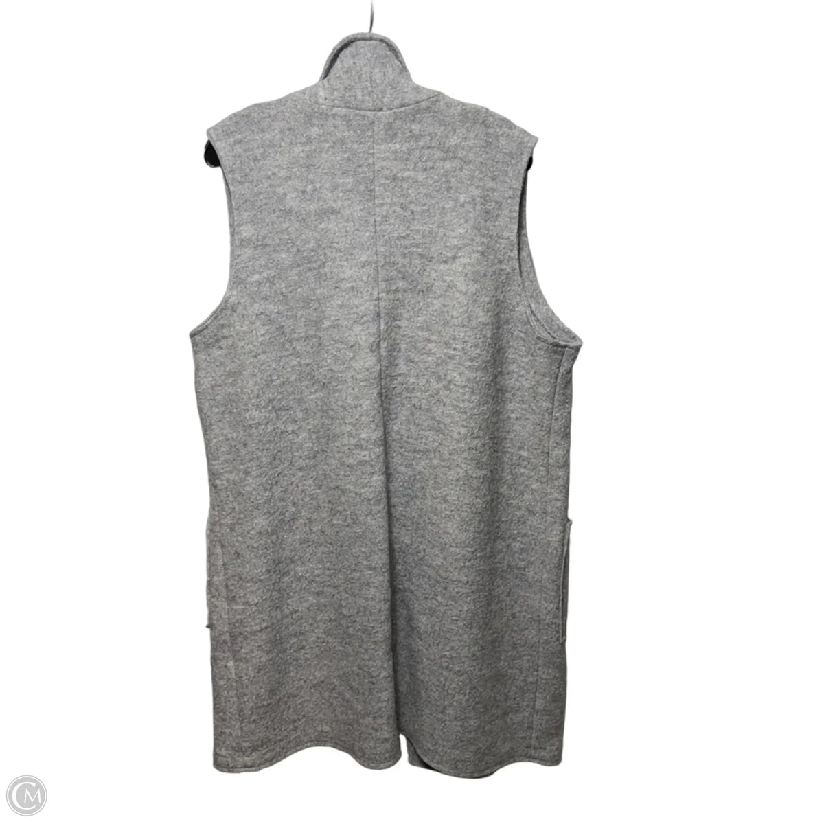 Vest Wool Blend By Tahari In Grey, Size: 1x