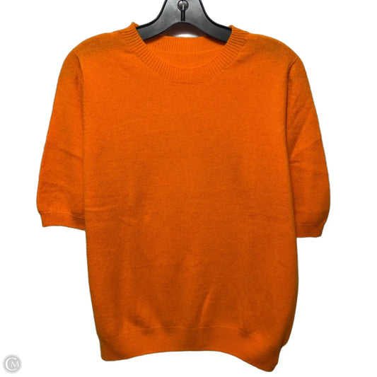 Sweater Short Sleeve Unbranded In Orange, Size: L