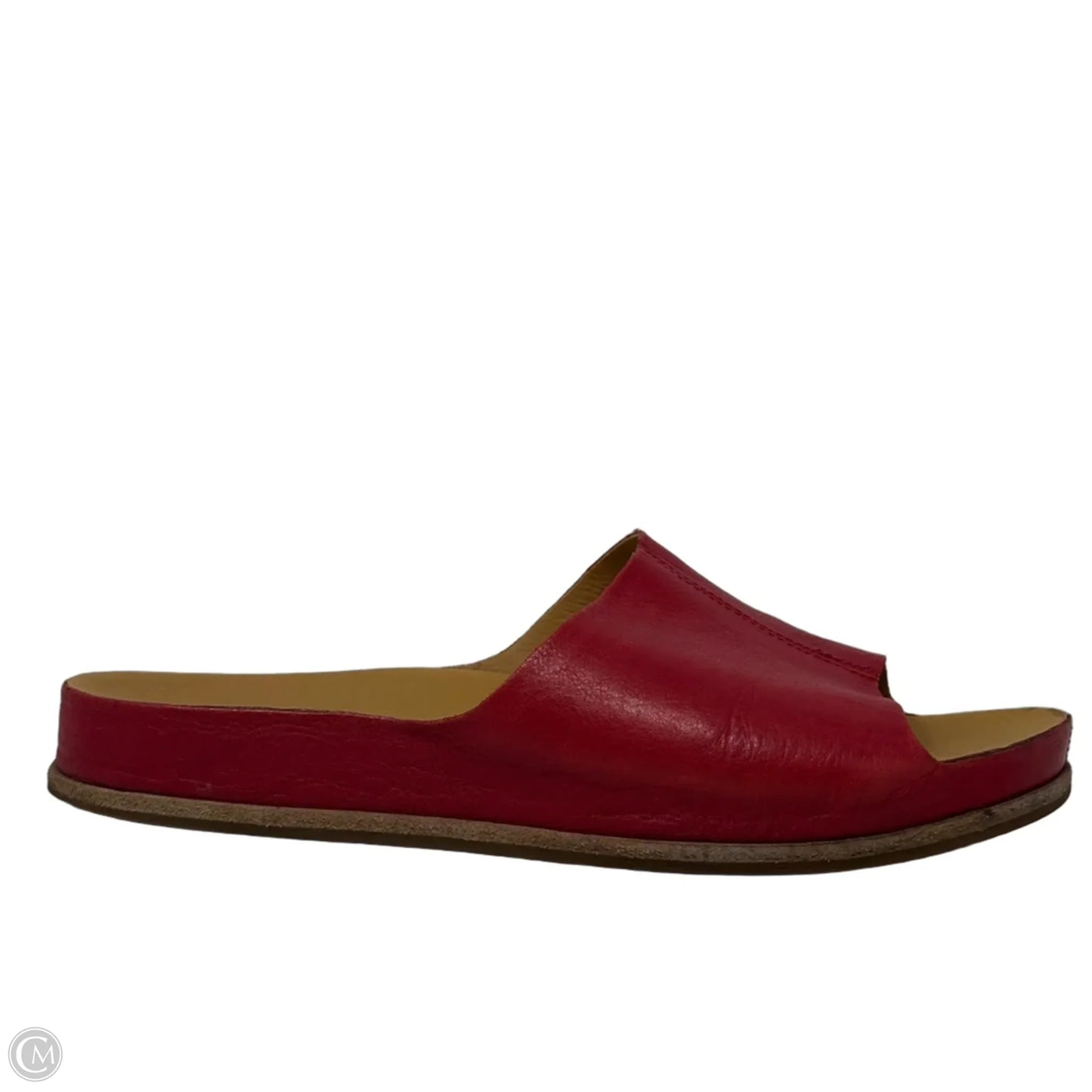 Tutsi Slide Sandals By Korks In Red, Size: 9