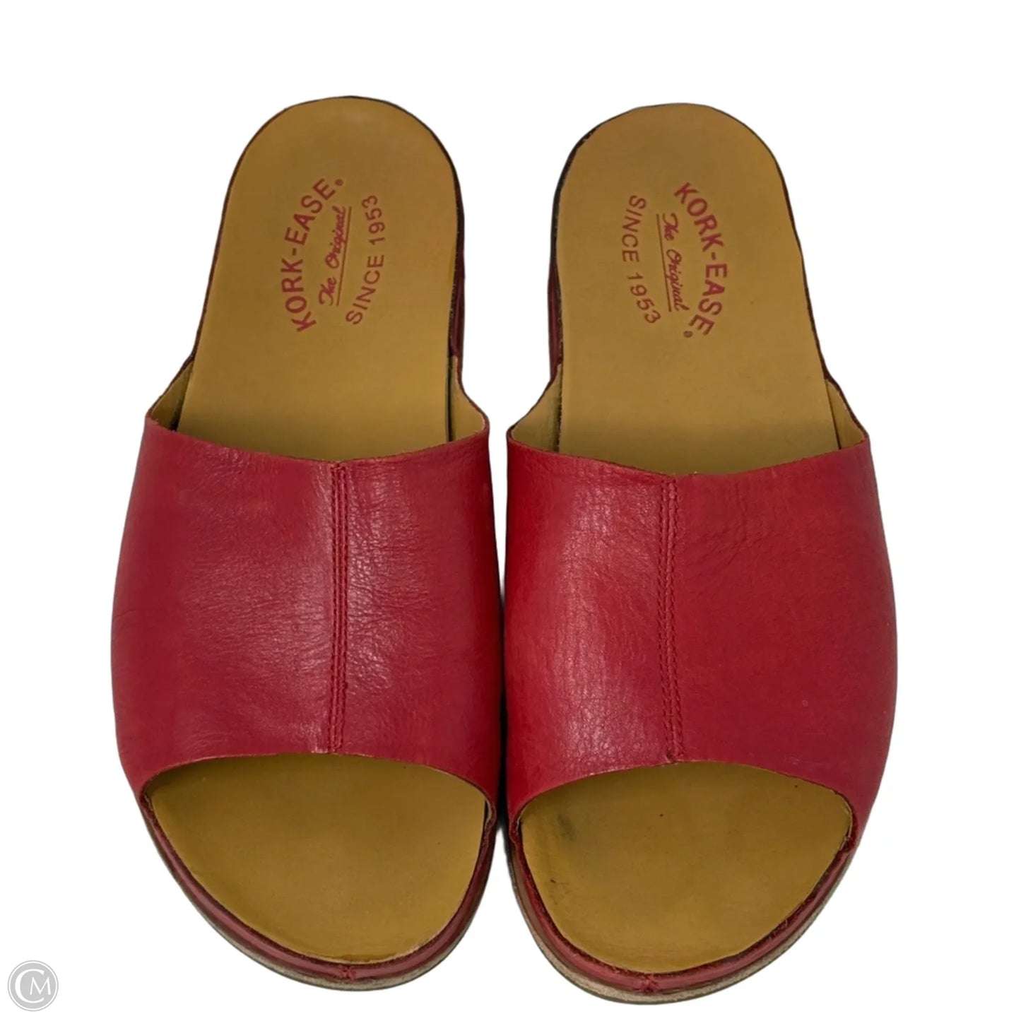 Tutsi Slide Sandals By Korks In Red, Size: 9