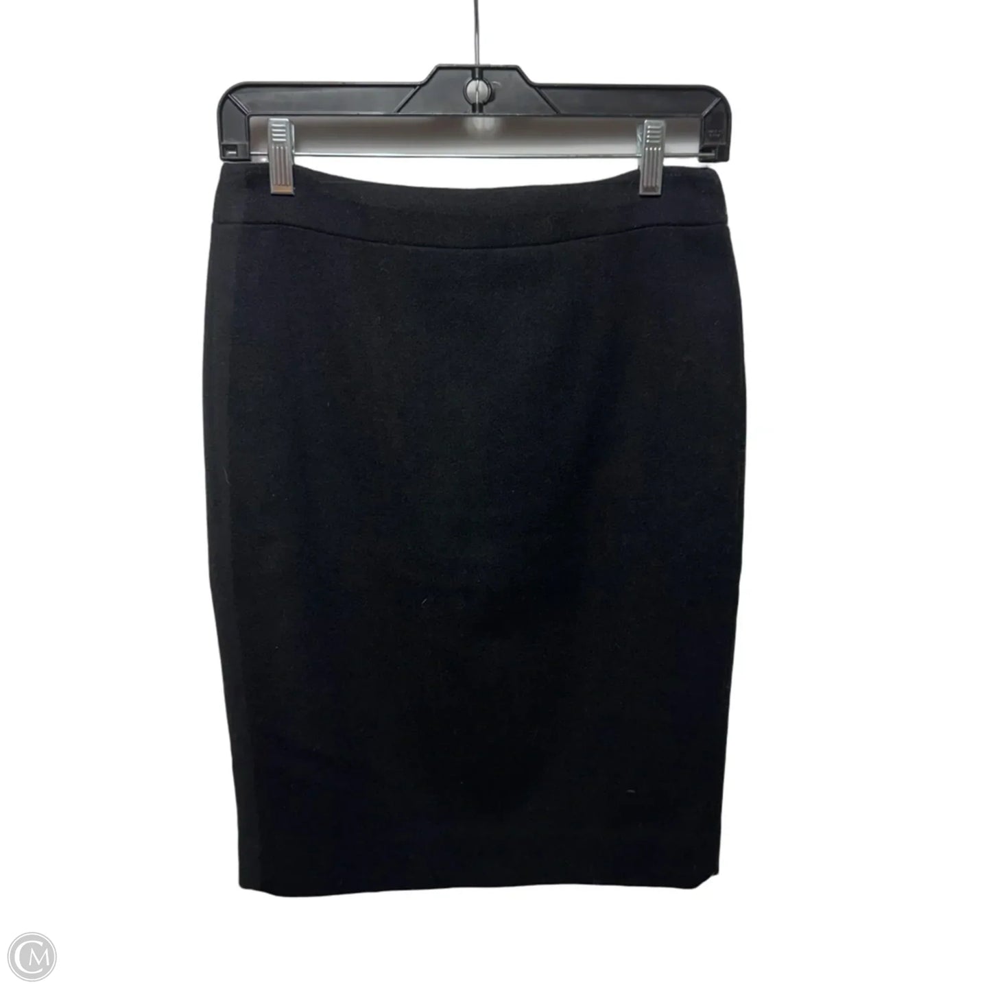 Skirt Midi Wool Blend By J. Crew In Black, Size: 0