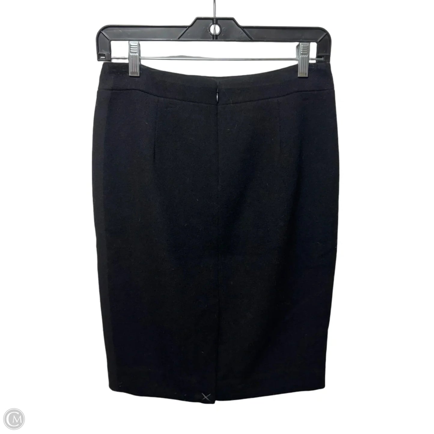 Skirt Midi Wool Blend By J. Crew In Black, Size: 0