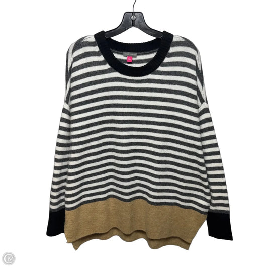 Sweater By Vince In Striped Pattern, Size: L