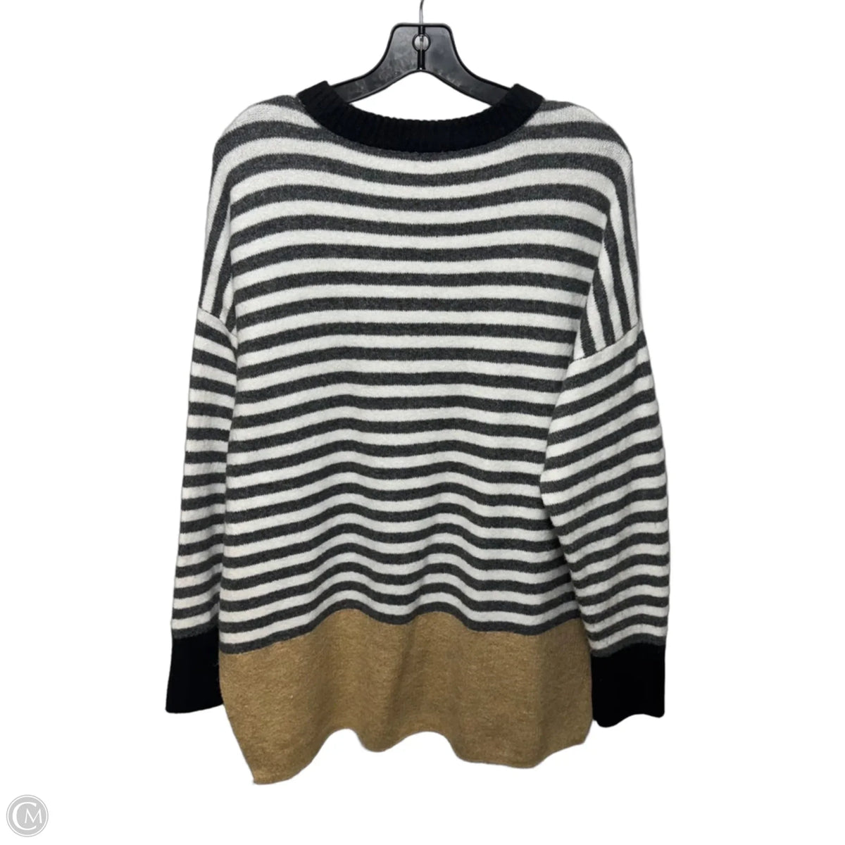 Sweater By Vince In Striped Pattern, Size: L