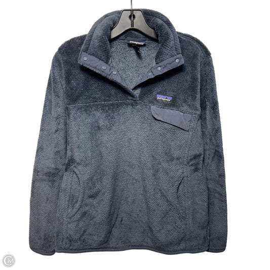 Jacket Fleece By Patagonia In Blue, Size: L