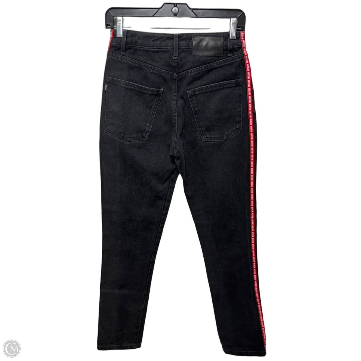 Jeans Straight By MSGM In Black, Size: M (40)