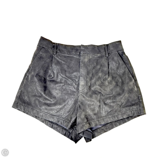 Faux Leather Shorts By Free People In Black, Size: M