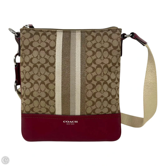 Crossbody Designer By Coach, Size: Medium