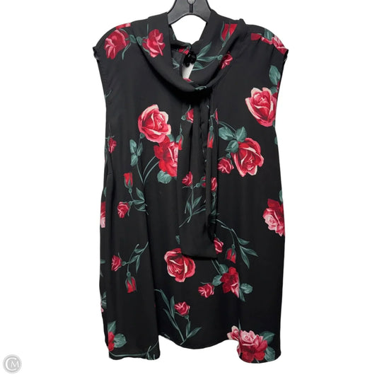 Top Sleeveless By Torrid In Floral Print, Size: 4x