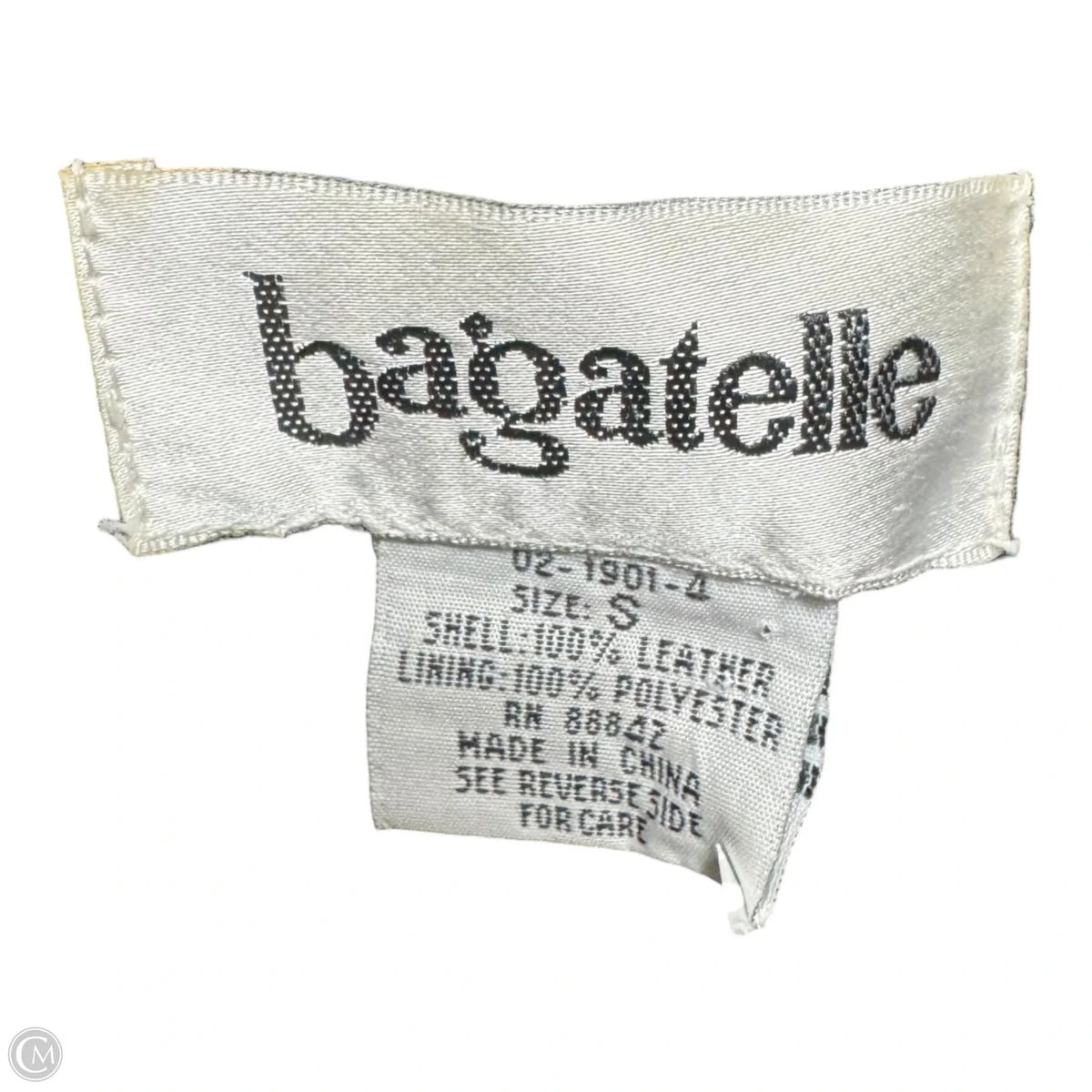 Jacket Leather By Bagatelle In Black, Size: S