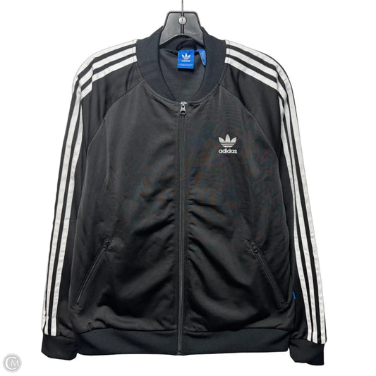 Classic Track Athletic Jacket By Adidas In Black, Size: L