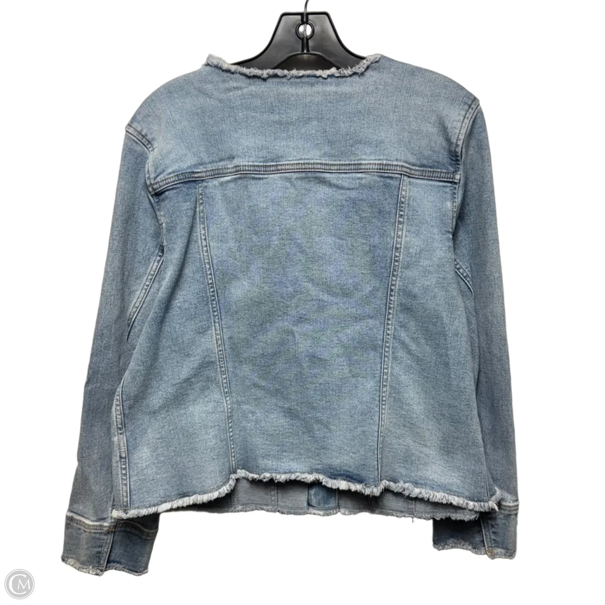 Jacket Denim By Talbots In Blue Denim, Size: Xlp