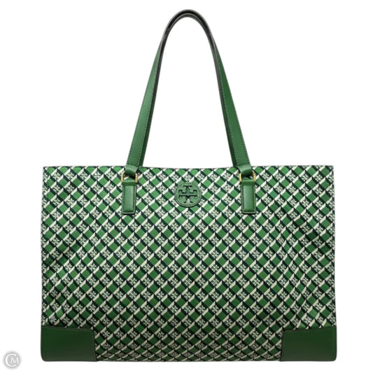 Ella Geo Printed Nylon Tote Designer By Tory Burch, Size: Large