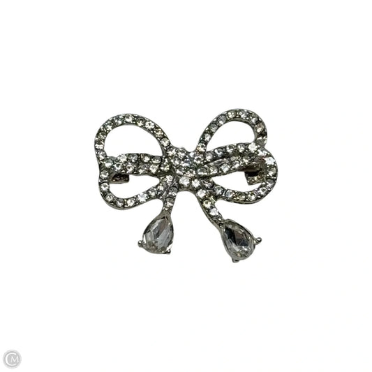 Rhinestone Bow Pin