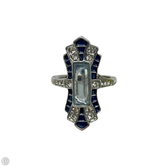 Art Deco Style Ring Statement, Size: 6