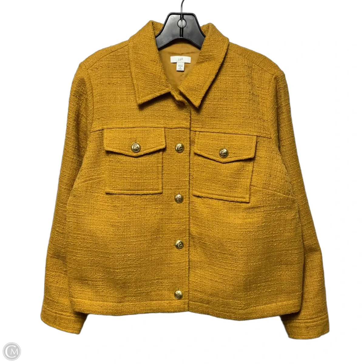 Jacket By J. Jill In Yellow, Size: Mp