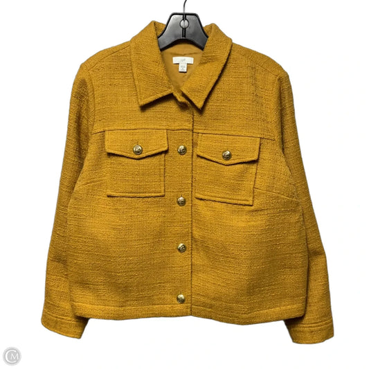 Jacket By J. Jill In Yellow, Size: Mp