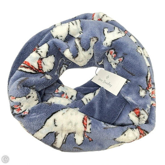 Fleece Loop Scarf In Beary Merry Cool Blue By Vera Bradley