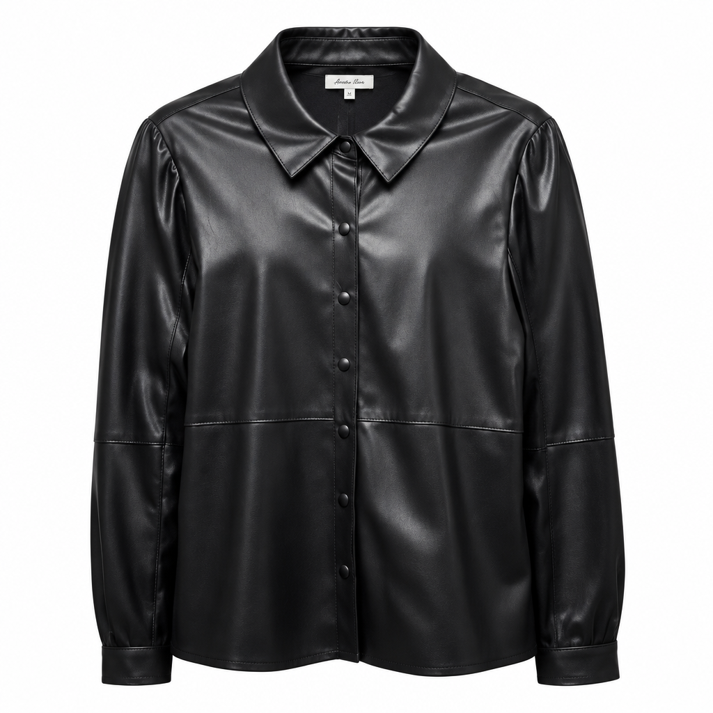 Jacket Leather By Another Love In Black, Size: L