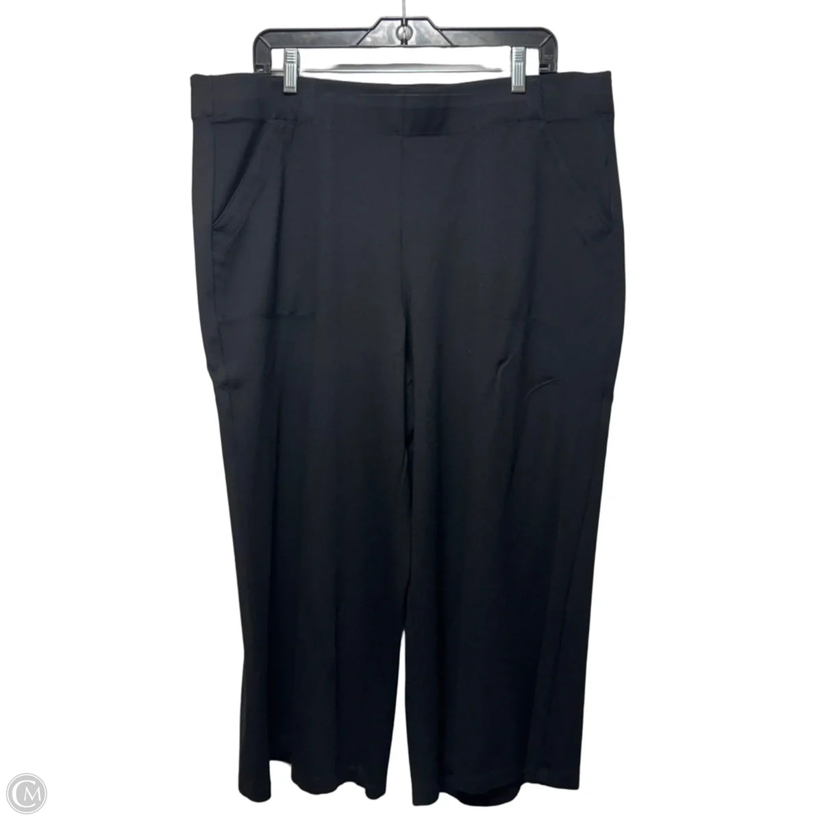 Pants Cropped By Max Studio In Black, Size: 2x