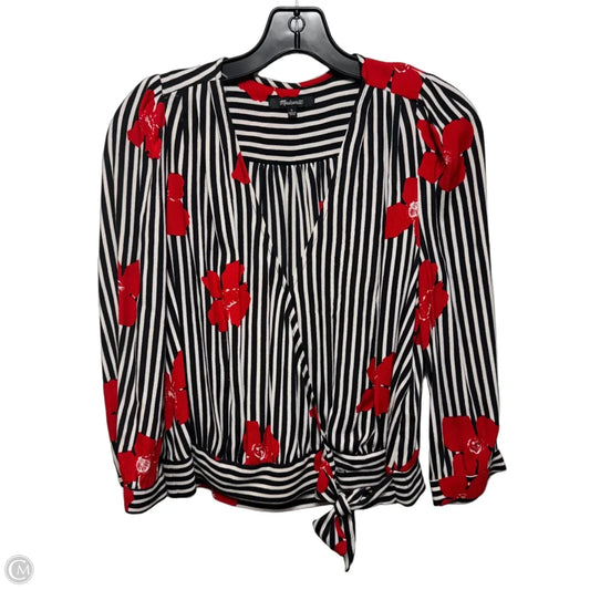 Top Long Sleeve By Madewell In Floral Print, Size: S