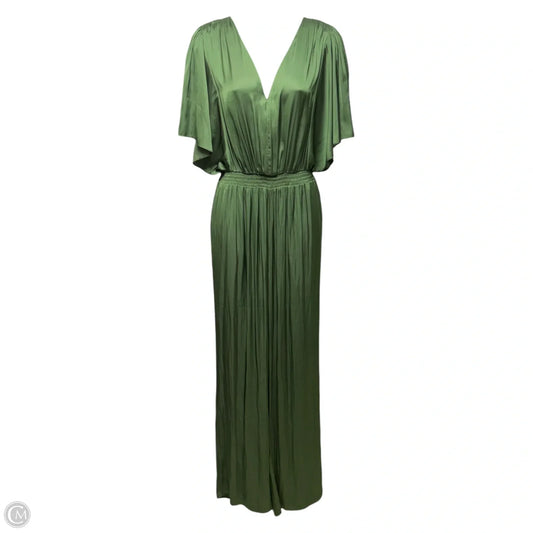 Pachel Smocked Waist Jumpsuit By Maje In Green, Size: 6 (38)
