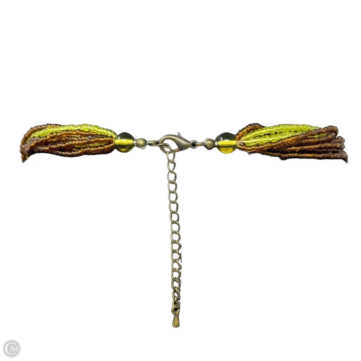 Multi-Strand Seed Bead & Pendant Statement Necklace