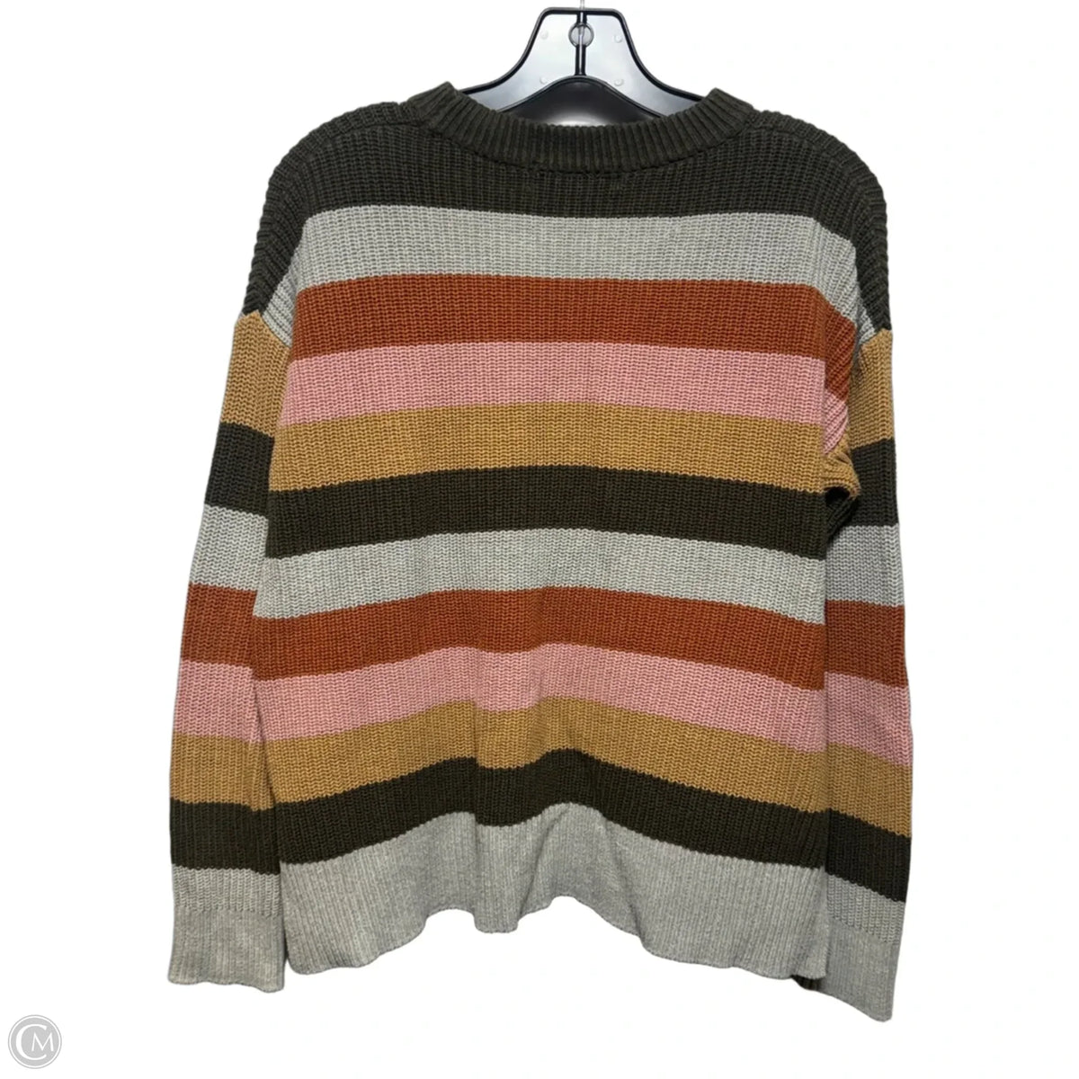 Sweater By Mustard Seed In Striped Pattern, Size: S