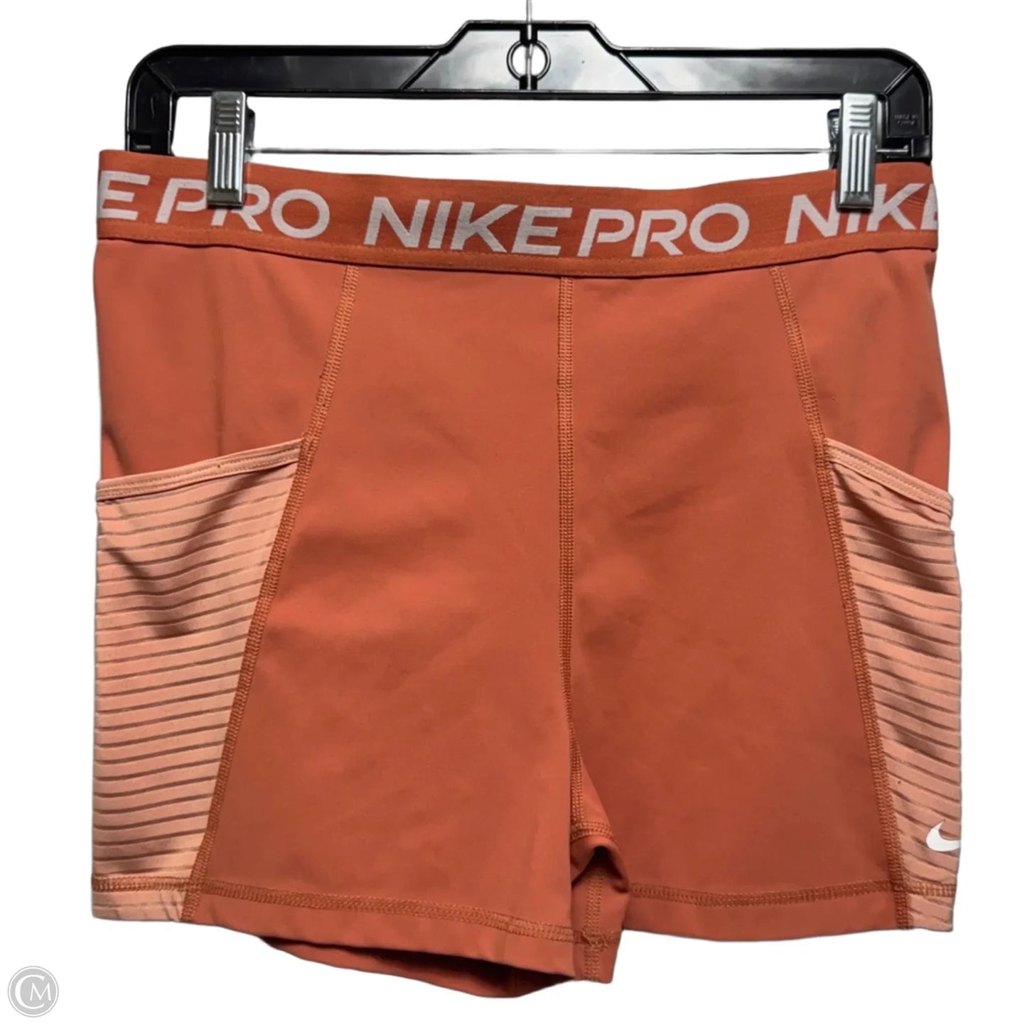 Athletic Shorts By Nike In Orange, Size: L