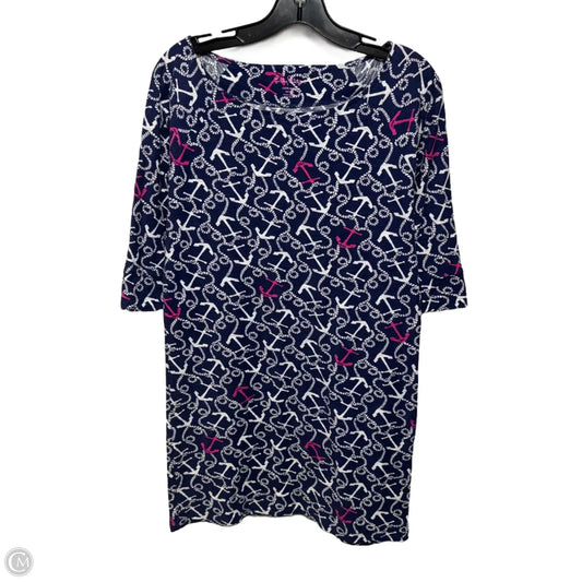 Dress Designer By Lilly Pulitzer In Nautical Print, Size: S