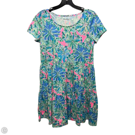 Dress Designer By Lilly Pulitzer In Floral Print, Size: S