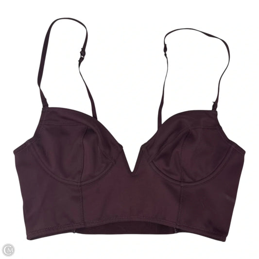Bralette By Free People In Maroon, Size: M