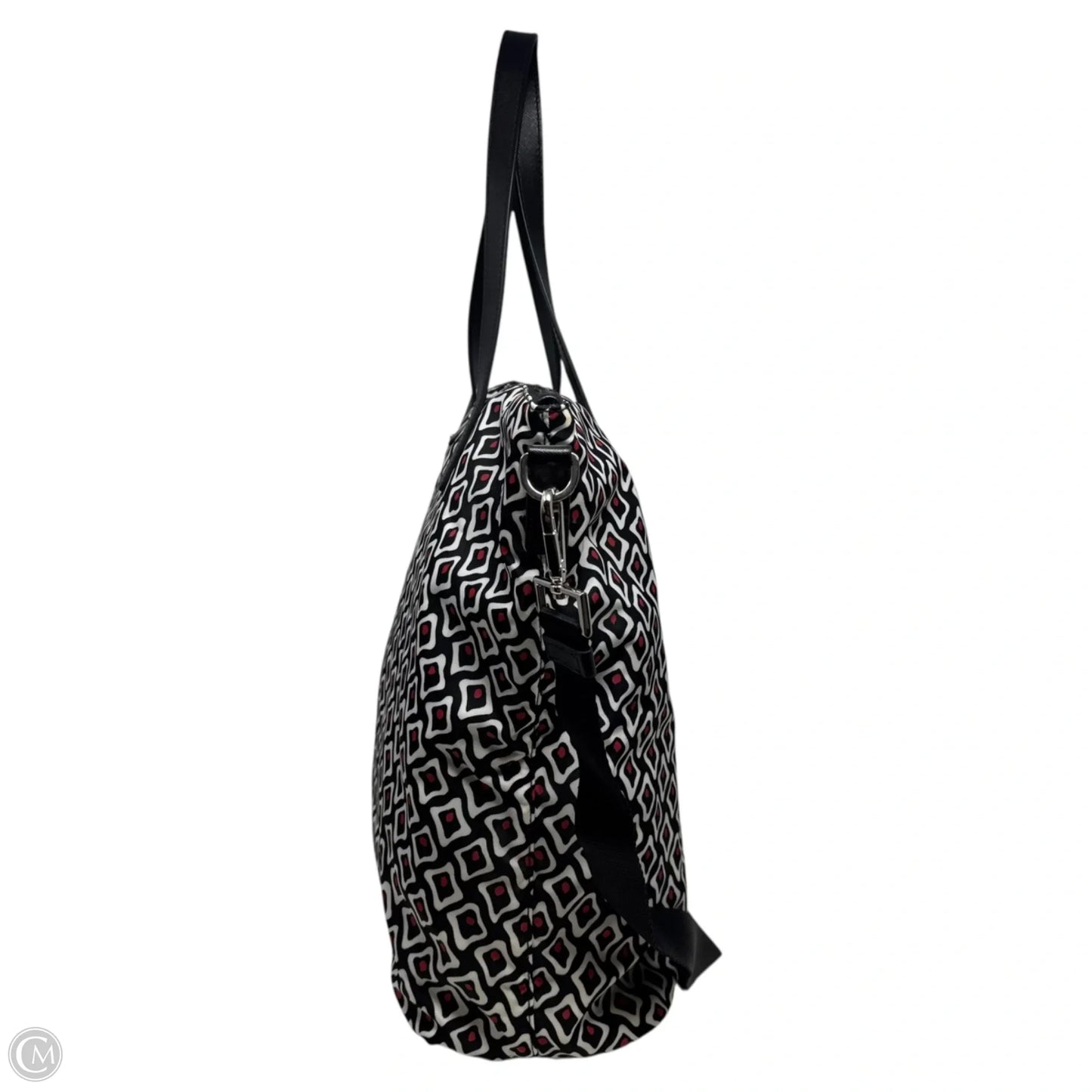 Tessuto Nylon Satchel Tote Luxury Designer By Prada, Size: Large