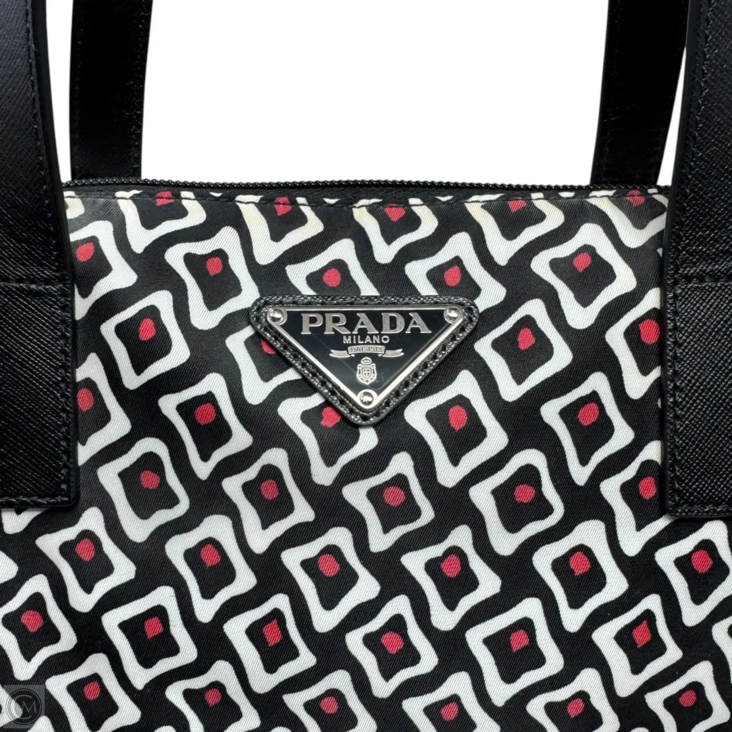 Tessuto Nylon Satchel Tote Luxury Designer By Prada, Size: Large