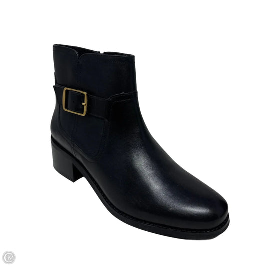 Thayer Buckle Ankle Boots By Cole-haan In Black, Size: 8