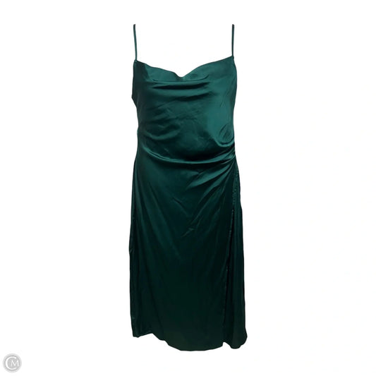 Dress Casual Midi By Nicole Miller In Green, Size: L