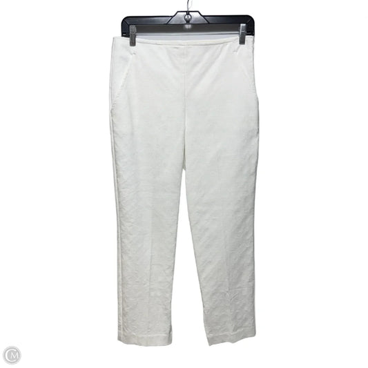 Geometric Pants By Trina Turk In White, Size: 4