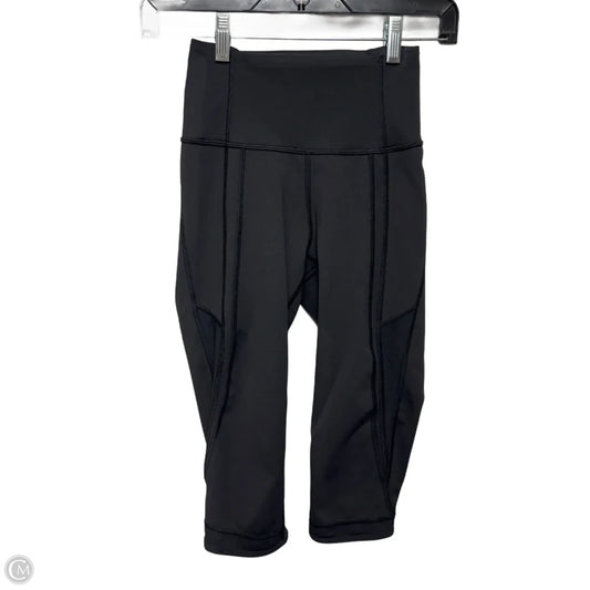Athletic Capris By Lululemon In Black, Size: 2