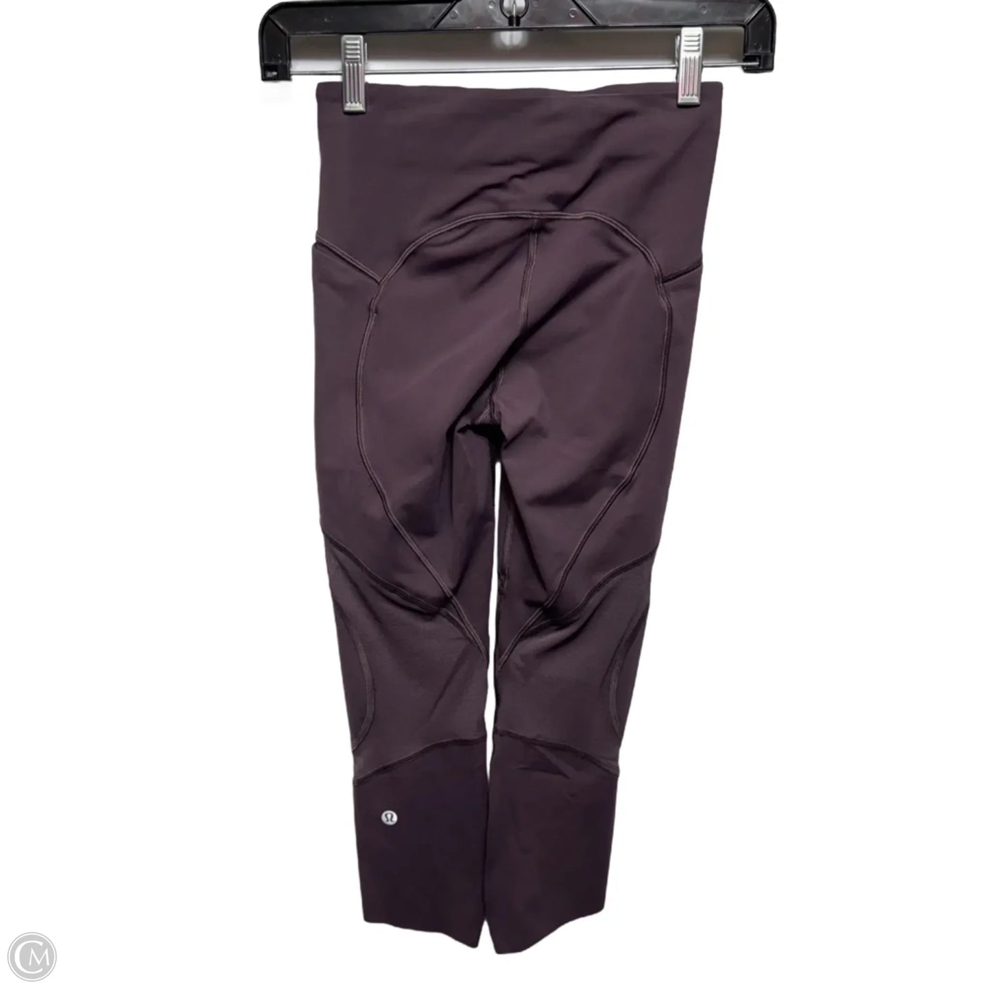 Athletic Capris By Lululemon In Purple, Size: 2