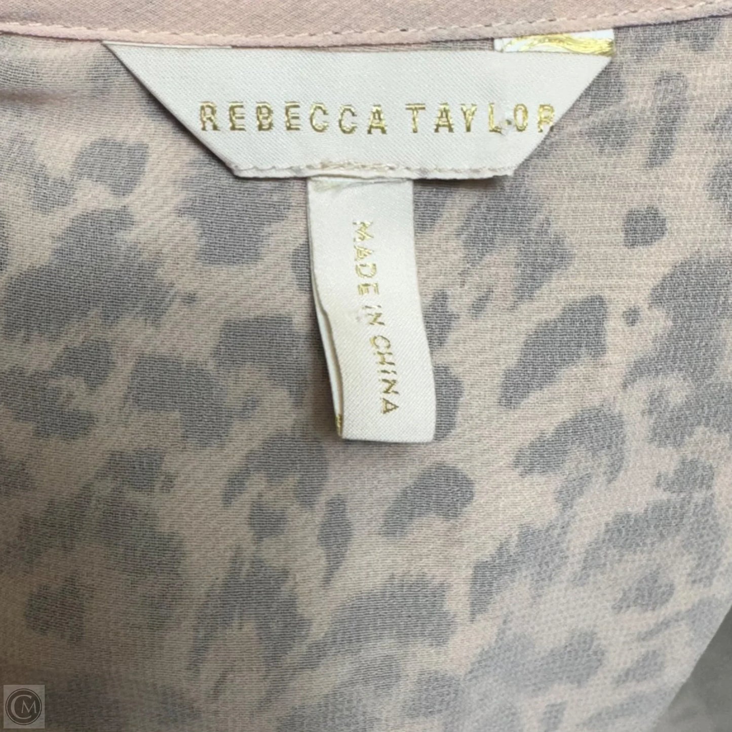 Silk Midi Dress By Rebecca Taylor In Leopard Print, Size: M ESTIMATED